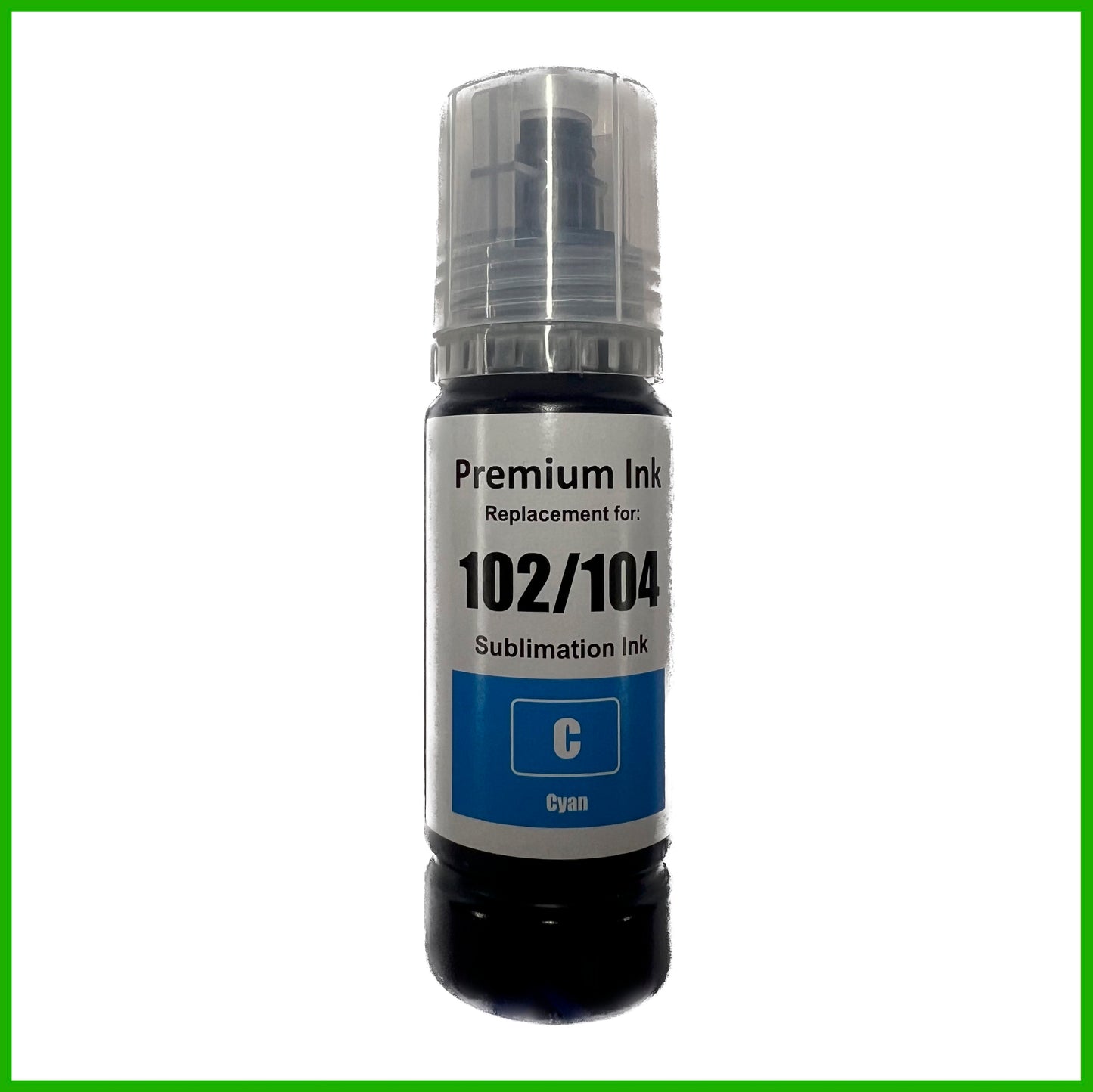 Sublimation Ink for 104 Epson EcoTank (70ml Bottles)