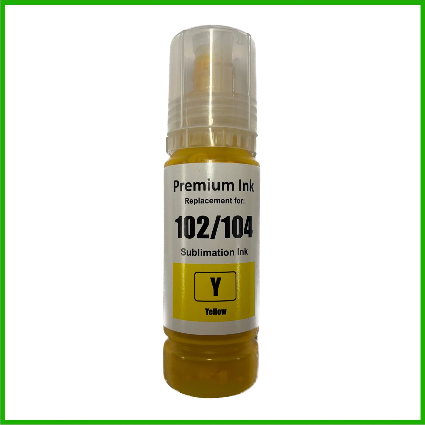 Sublimation Ink for 104 Epson EcoTank (70ml Bottles)