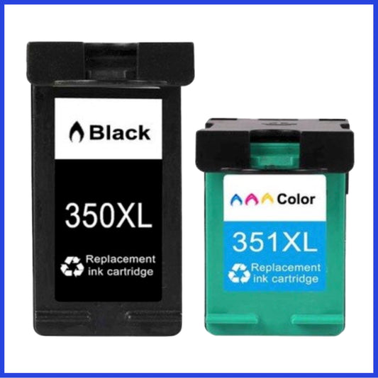 Remanufactured HP 350XL & 351XL High Capacity Multipack of Ink Cartridge (Compatible Replacement)
