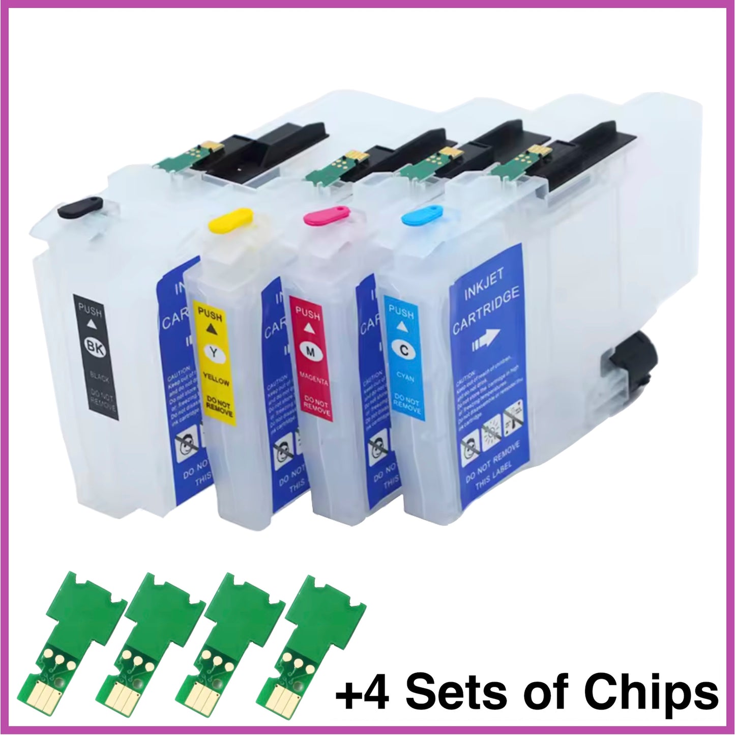 Refillable 426XL Cartridges for Brother