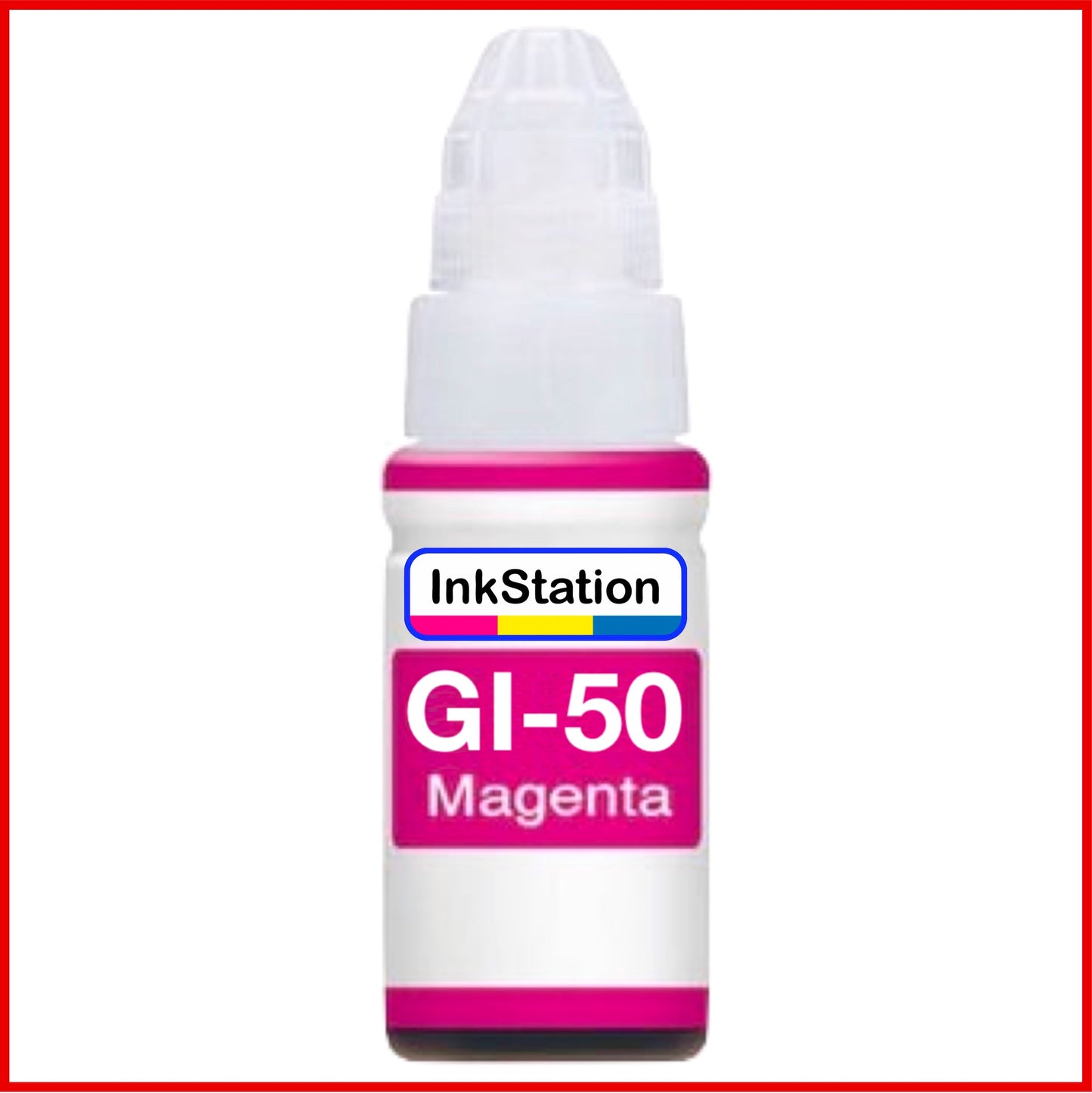 Compatible Magenta Ink Bottles for GI-50 Canon Pixma