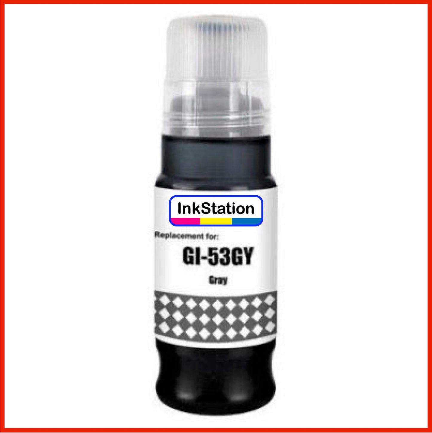 Compatible Grey Ink Bottle for GI-53 Canon Pixma (70ml)