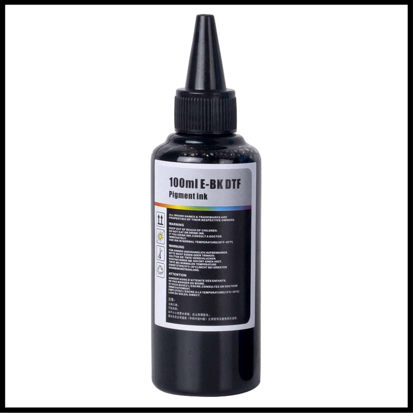 DTF Ink (Black, 100ml bottle)
