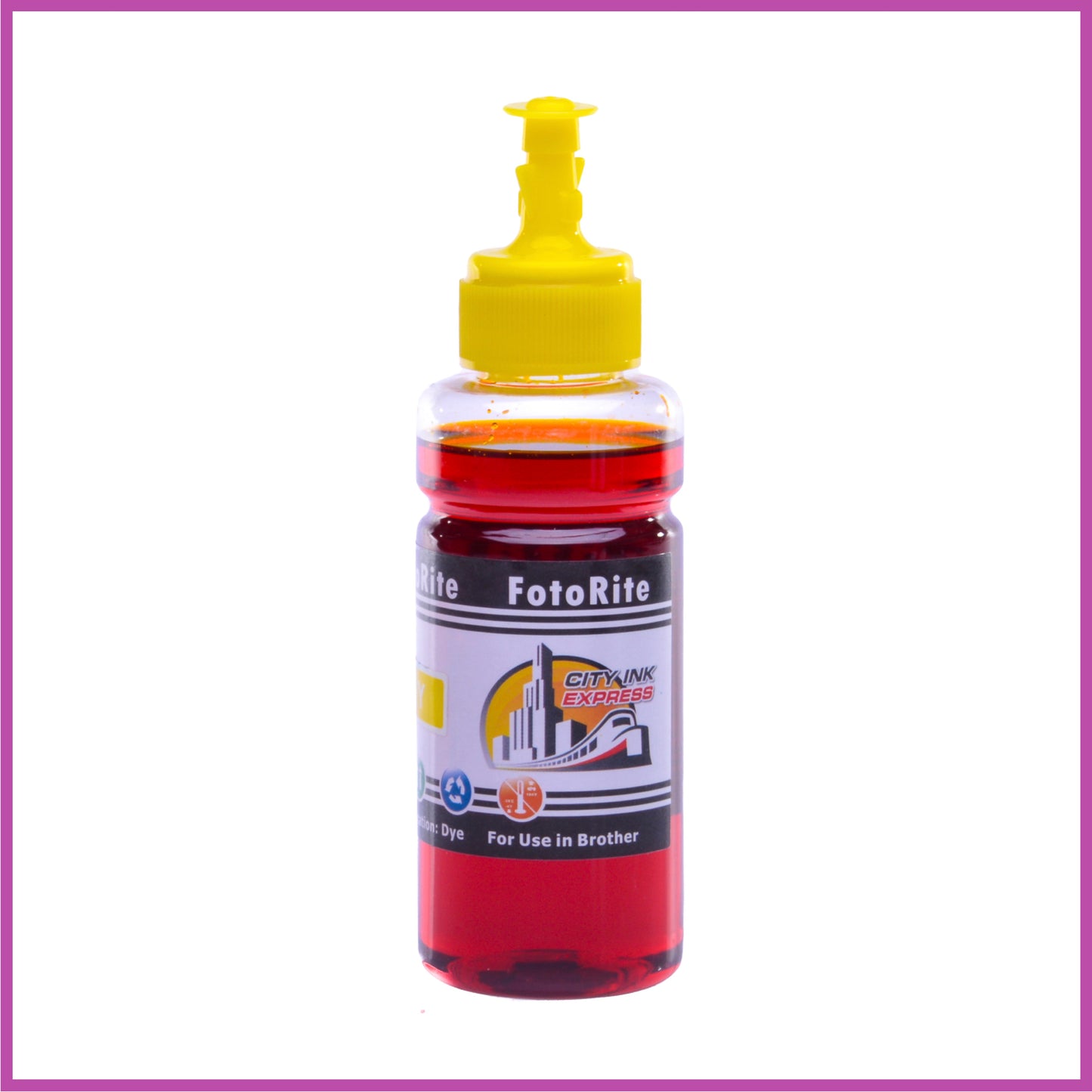 City Ink Express Ink Bottles For Brother Printers (100ml)