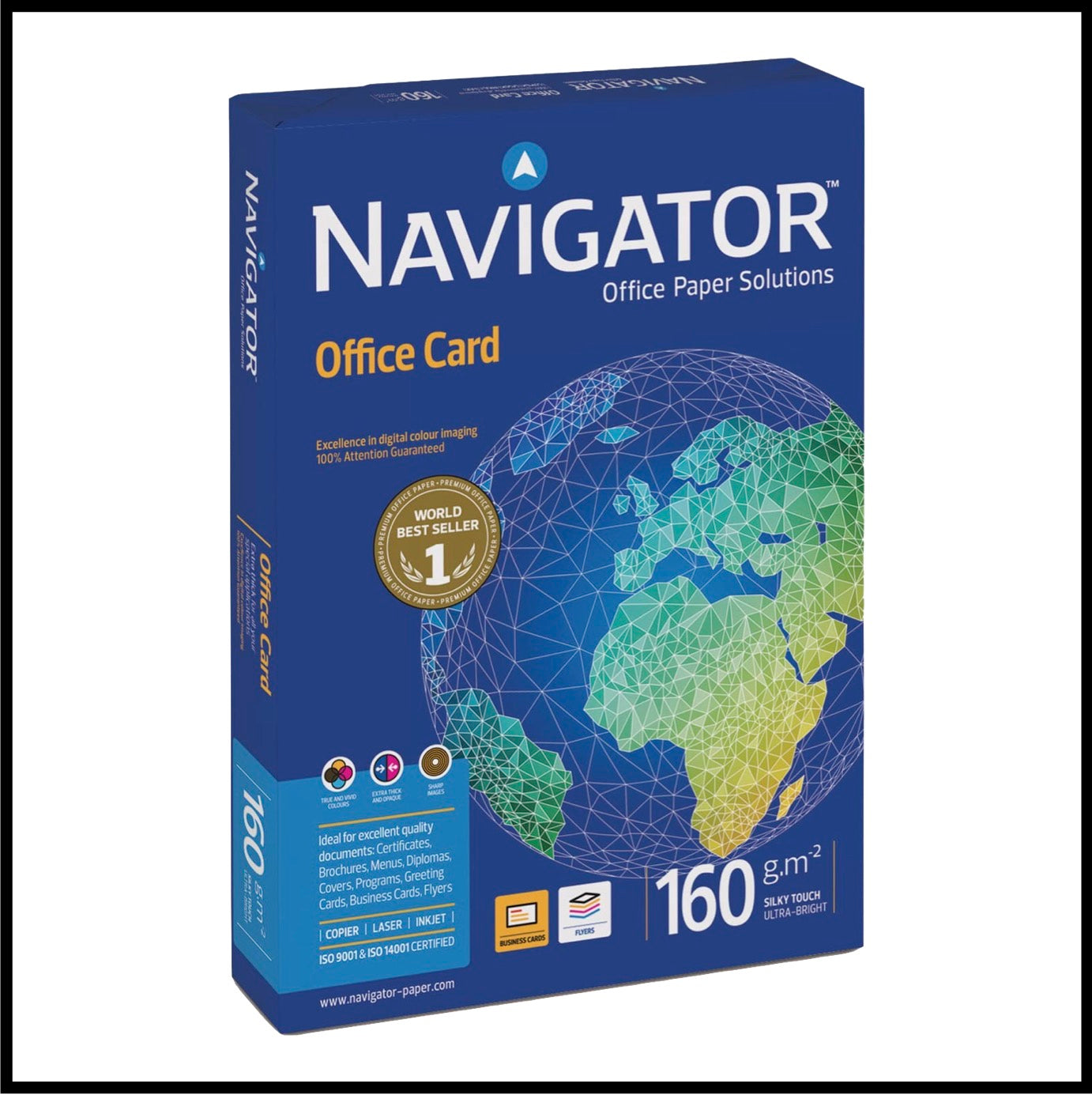 Navigator Office Card Paper A4 160gsm (250 Sheets)