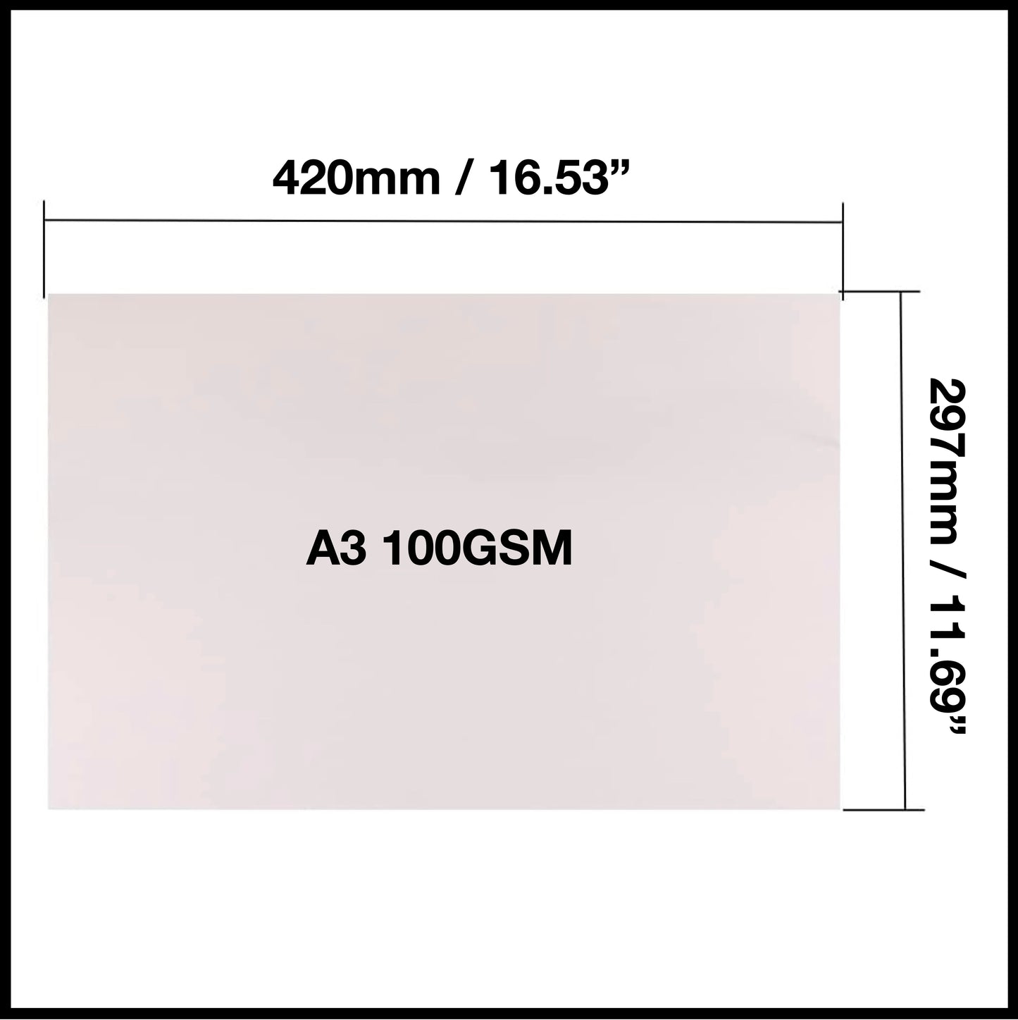 Sublimation Paper A3 100GSM