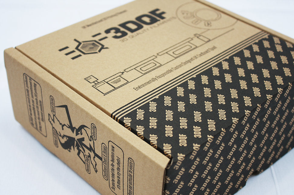 Deep Black PLA+ Plus 1.75mm - 3DQF UK Made 3D Printer Filament
