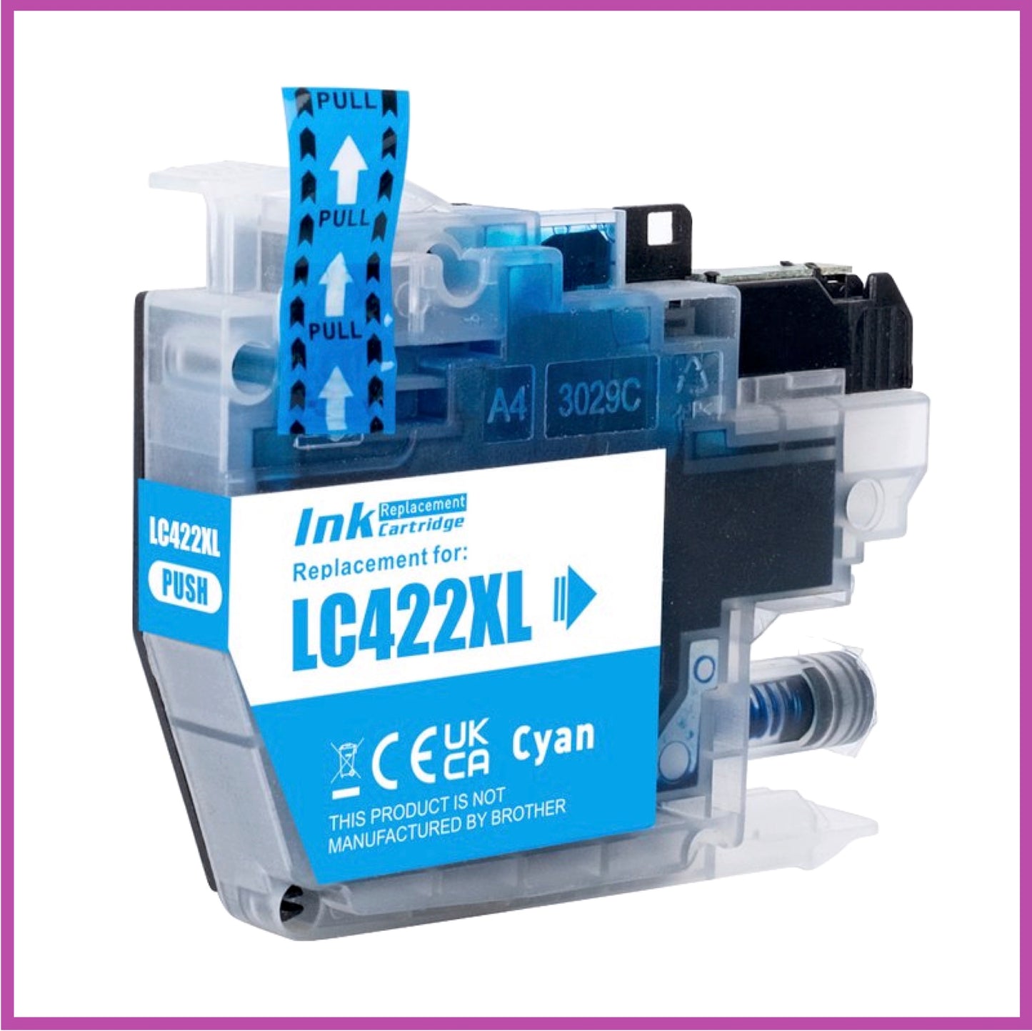 Compatible Brother 422XL Ink Cartridges (Paper Clip)