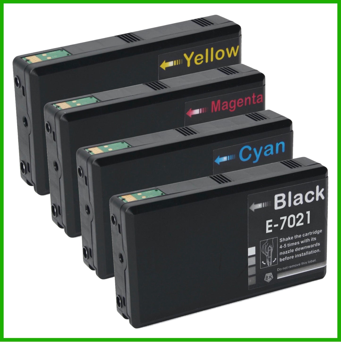 Compatible Epson 7025XL Multipack Ink Cartridges (Eiffel Tower) B/C/M/Y