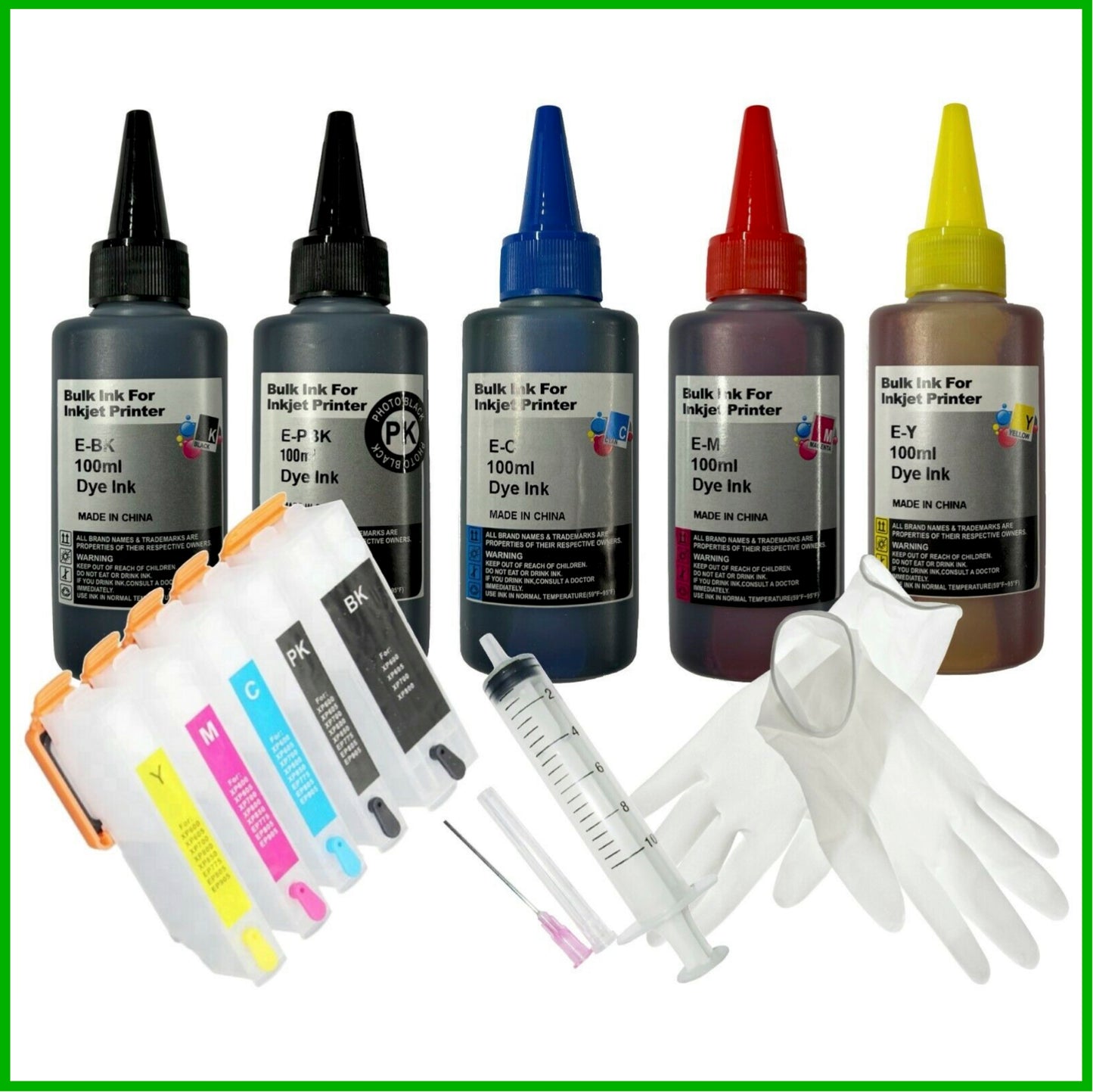 Refill Starter Kit - 33XL Cartridges with ARC Chip & Ink for Epson Expression Premium