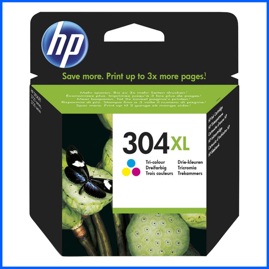 HP 304XL High Capacity Tri-colour Ink Cartridge (Original)