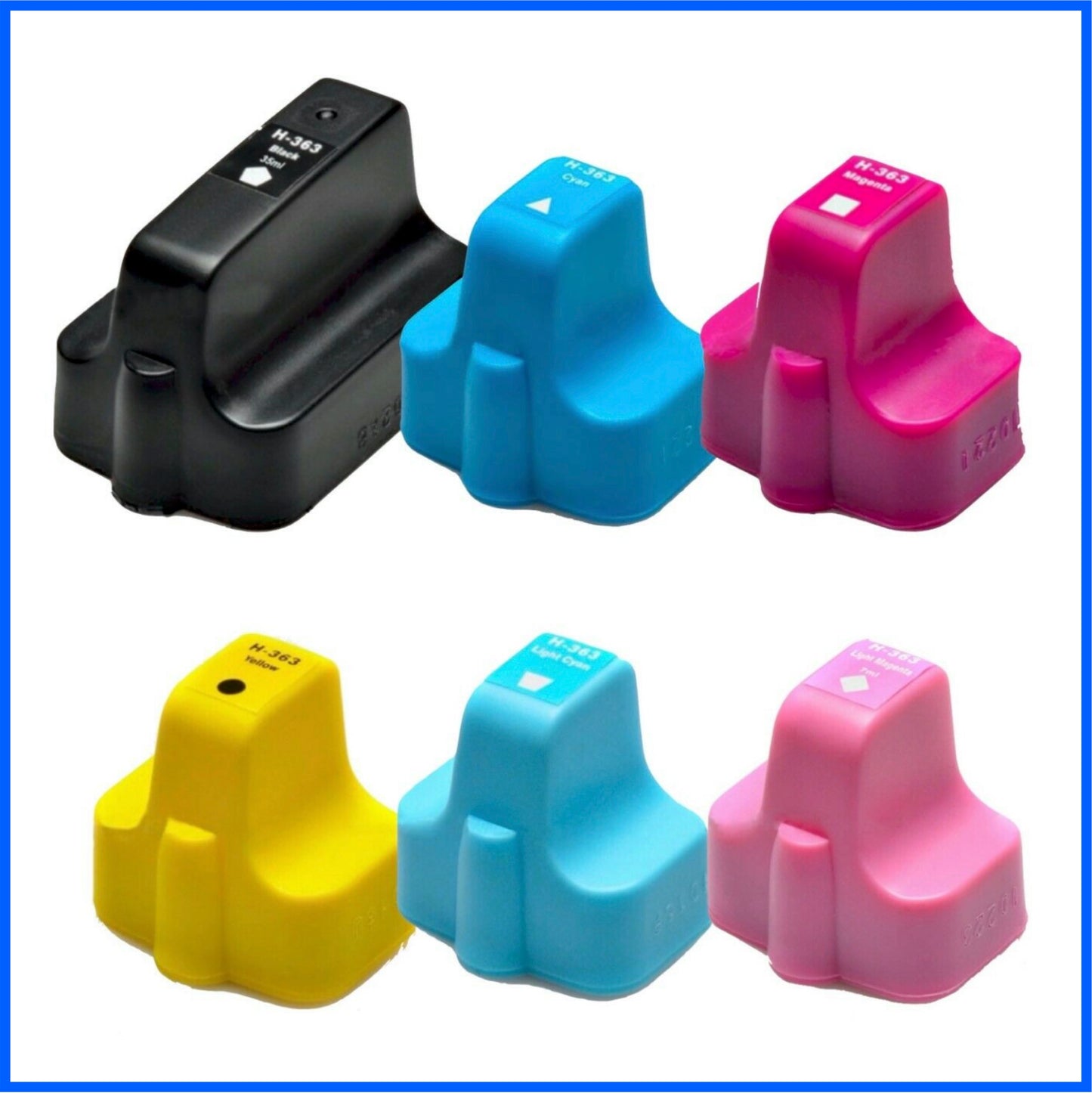 Compatible HP 363XL Multipack Ink Cartridges BK/C/M/Y/LC/LM