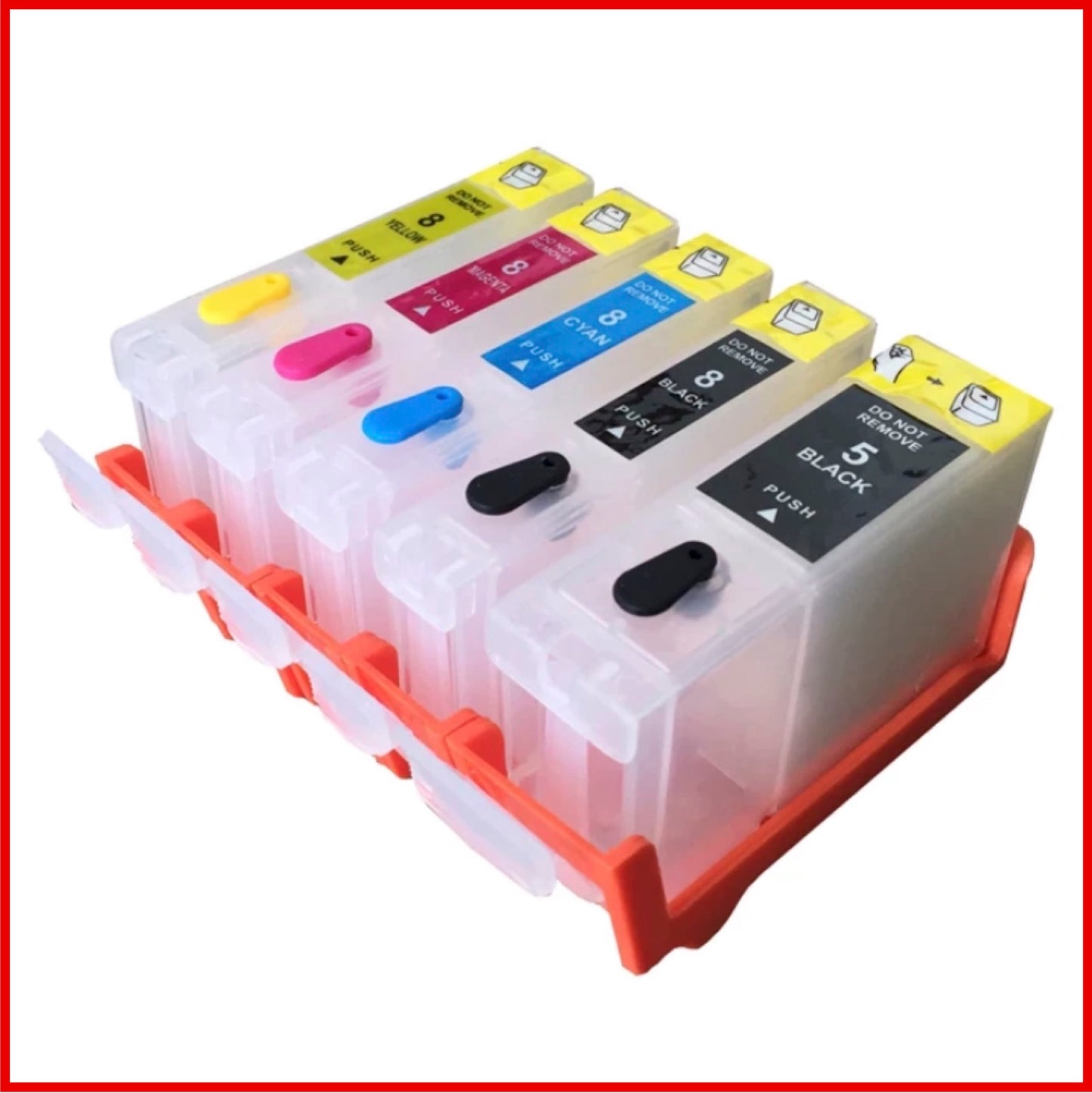 Refillable 5XL & 8XL Cartridges with ARC Chips for Canon Pixma