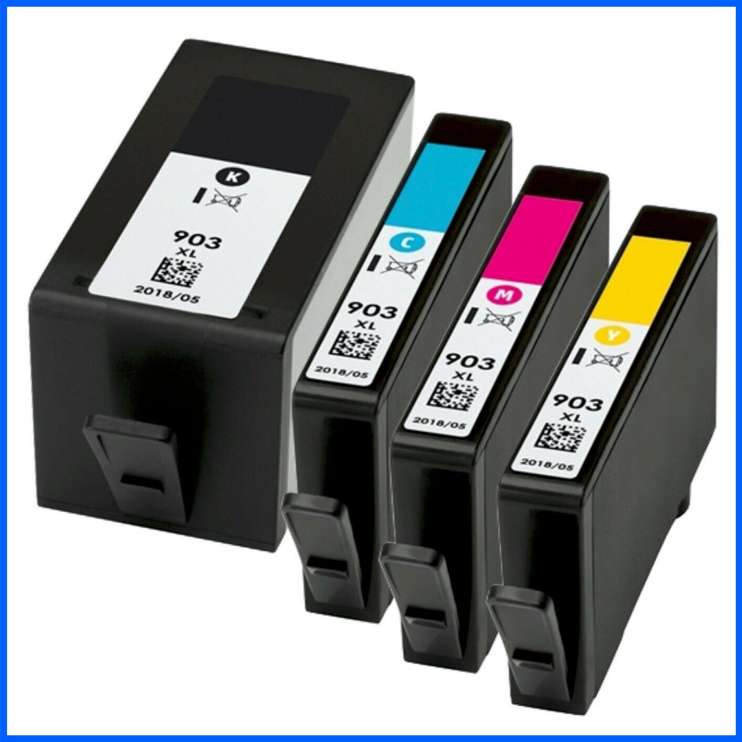 Compatible HP 903XL Multipack Ink Cartridges BK/C/M/Y