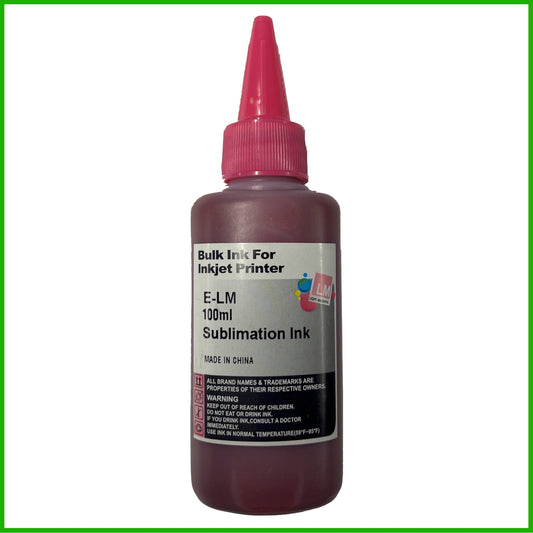 Sublimation Ink for Epson Printers (Light Magenta, 100ml bottle)