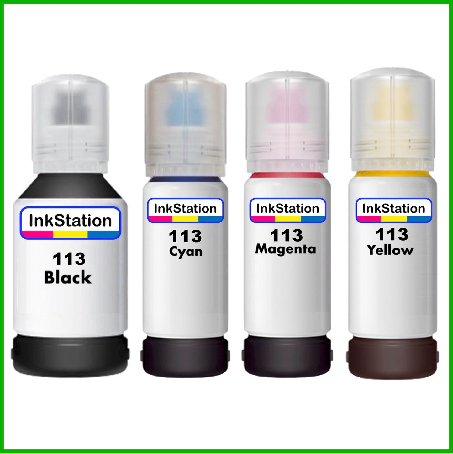 Compatible Ink Bottles for 113 Epson EcoTank (127/70ml)
