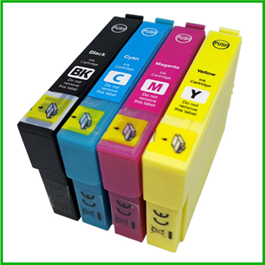 Compatible Epson 29XL Multipack Ink Cartridges BK/C/M/Y (Strawberry)