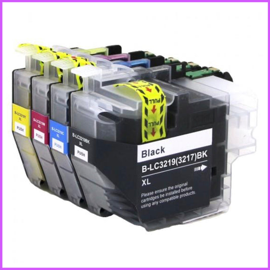 Compatible Brother 3217XL Multipack Ink Cartridges BK/C/M/Y (Books)