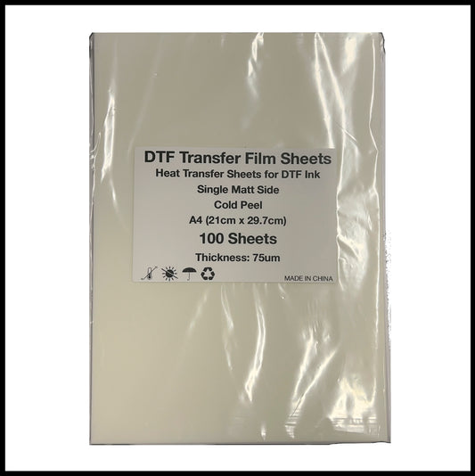 DTF Transfer Film A4 (100 Sheets)