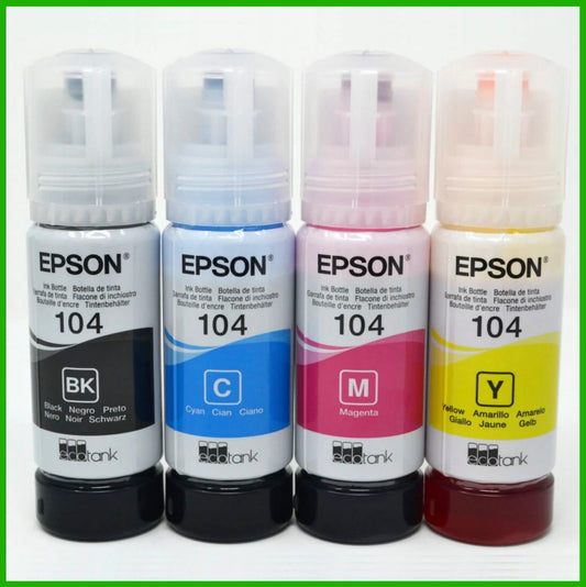 Epson 104 Ink Bottles for EcoTank Printers (70ml)
