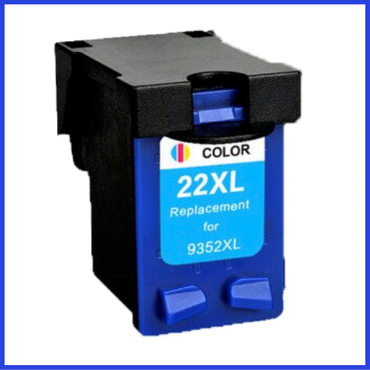 Remanufactured HP 22XL High Capacity Tri-Colour Ink Cartridge (Compatible Replacement)