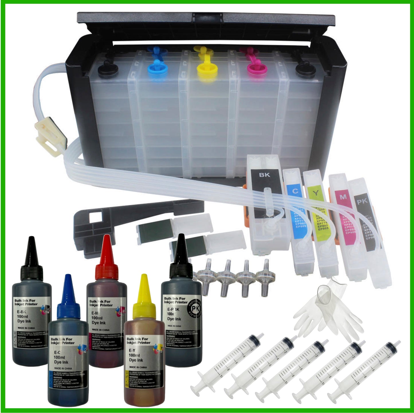 26XL CISS Refill Starter Kit For Epson Expression Premium Printers