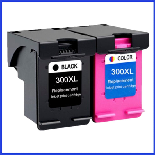 Remanufactured HP 300XL High Capacity Multipack of Ink Cartridge (Compatible Replacement)