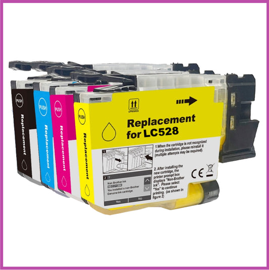 Compatible Brother 528 Ink Cartridges (Luggage)