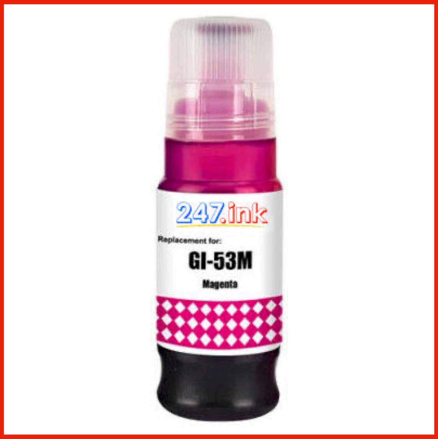 Compatible Magenta Ink Bottle for GI-53 Canon Pixma (70ml)
