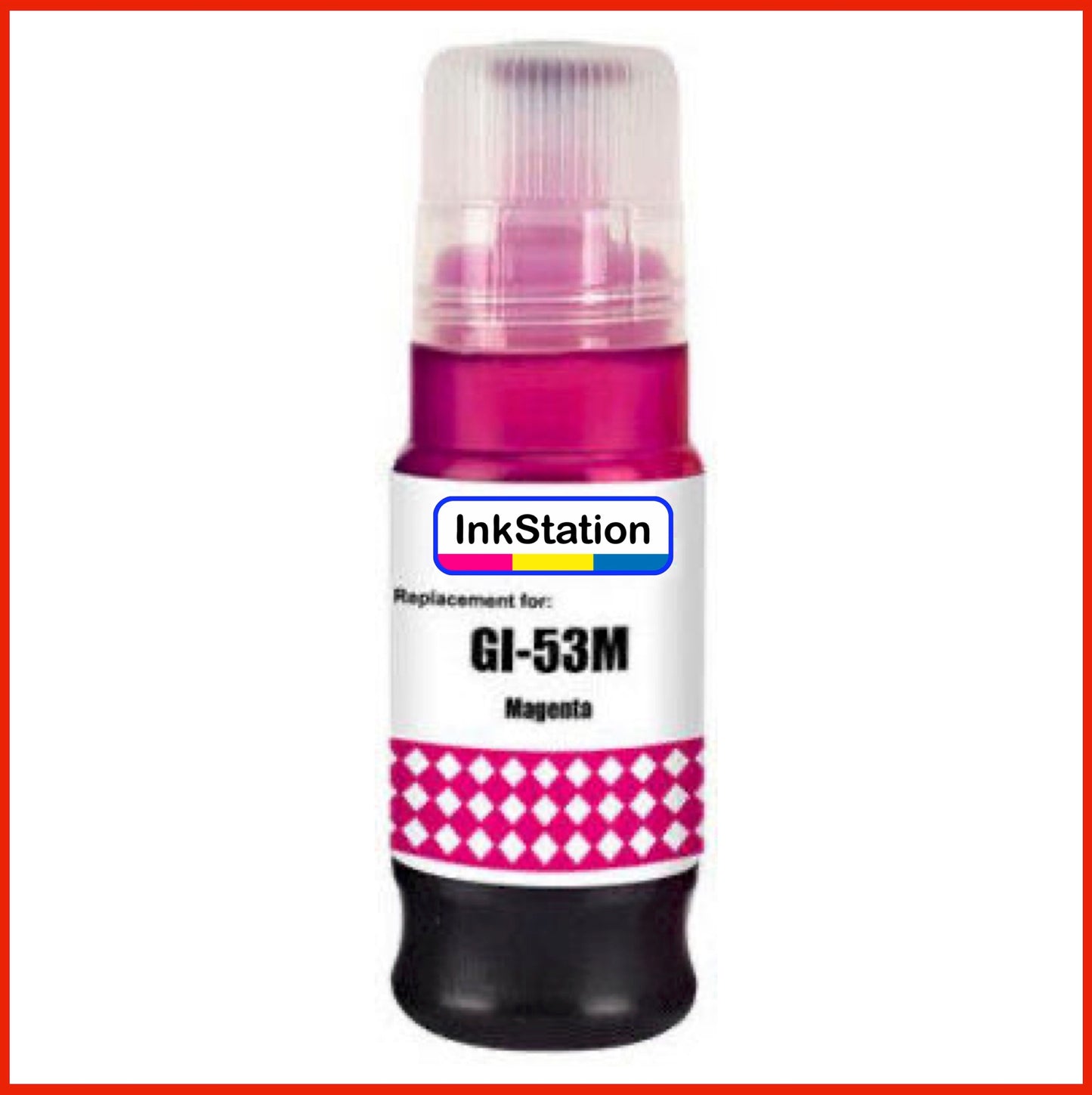 Compatible Magenta Ink Bottle for GI-53 Canon Pixma (70ml)