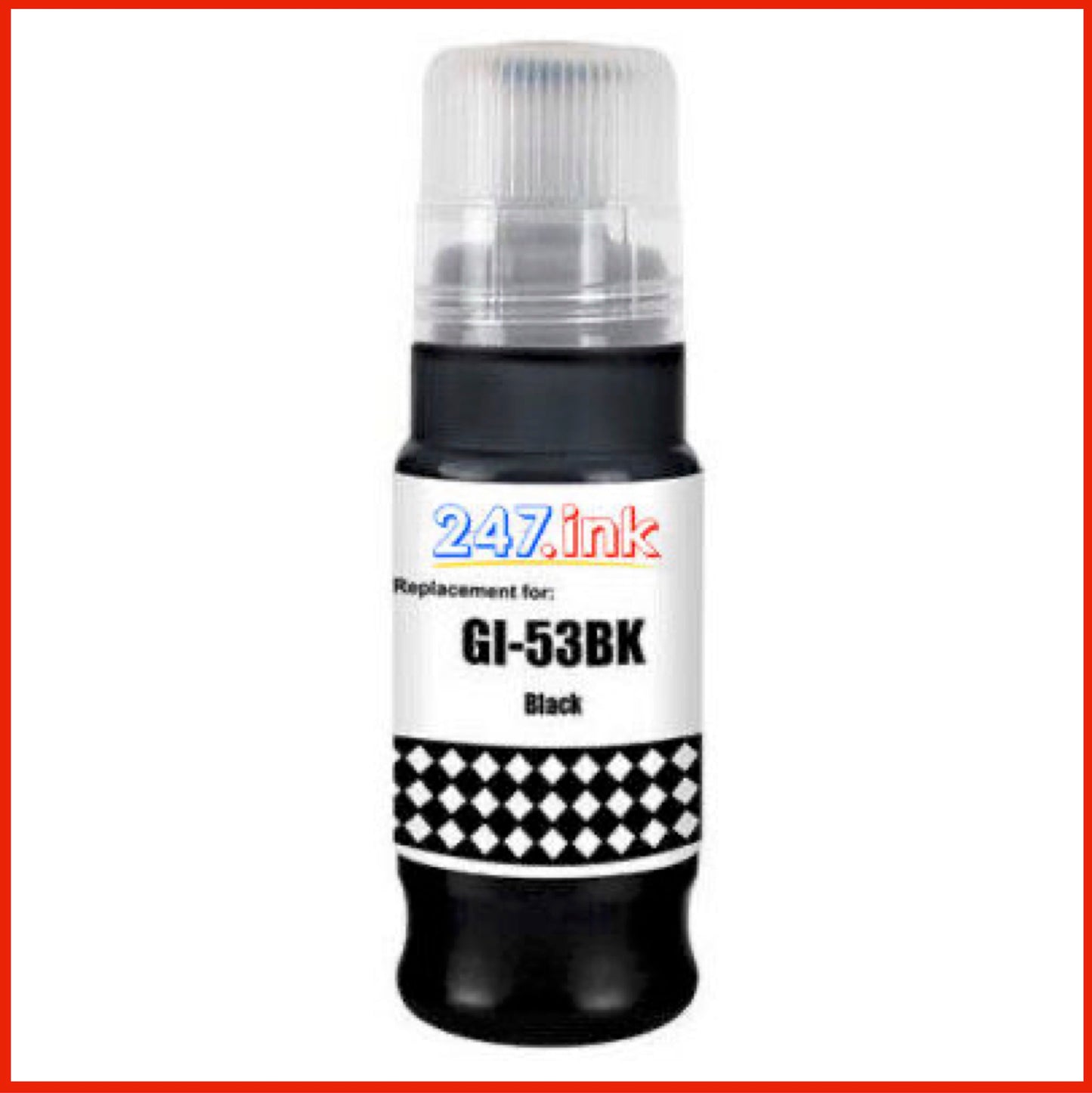 Compatible Black Ink Bottle for GI-53 Canon Pixma (70ml)