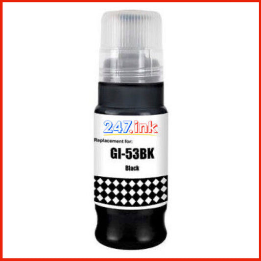 Compatible Black Ink Bottle for GI-53 Canon Pixma (70ml)