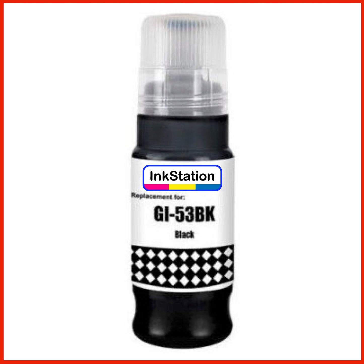 Compatible Black Ink Bottle for GI-53 Canon Pixma (70ml)