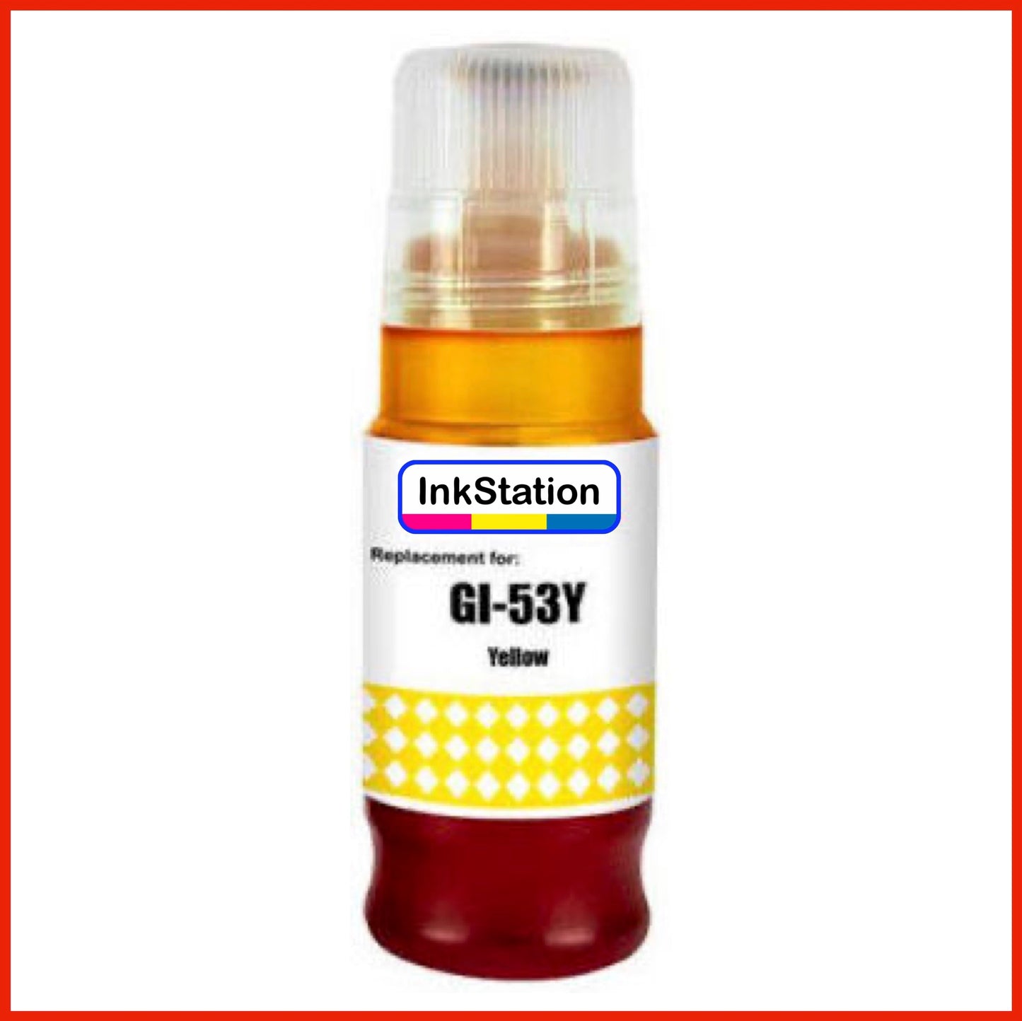 Compatible Yellow Ink Bottle for GI-53 Canon Pixma (70ml)