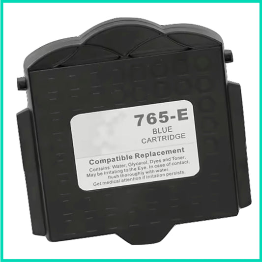 Compatible Pitney Bowes 765-E Blue Ink Cartridge