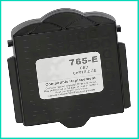 Compatible Pitney Bowes 765-E Red Ink Cartridge
