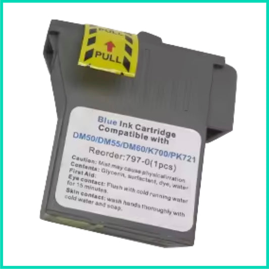 Compatible Pitney Bowes 797-0 Blue Ink Cartridge
