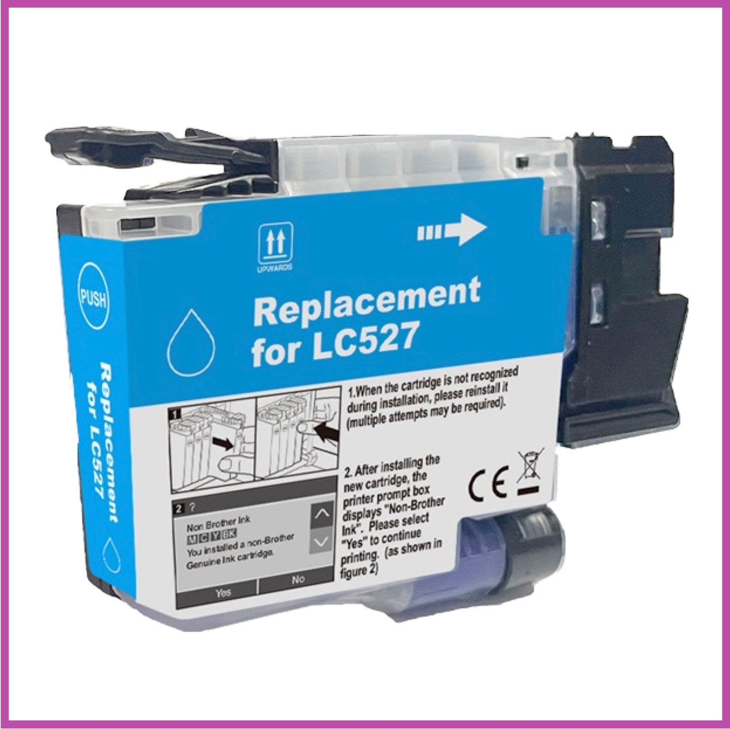 Compatible Brother 527 Ink Cartridges (Cactus)