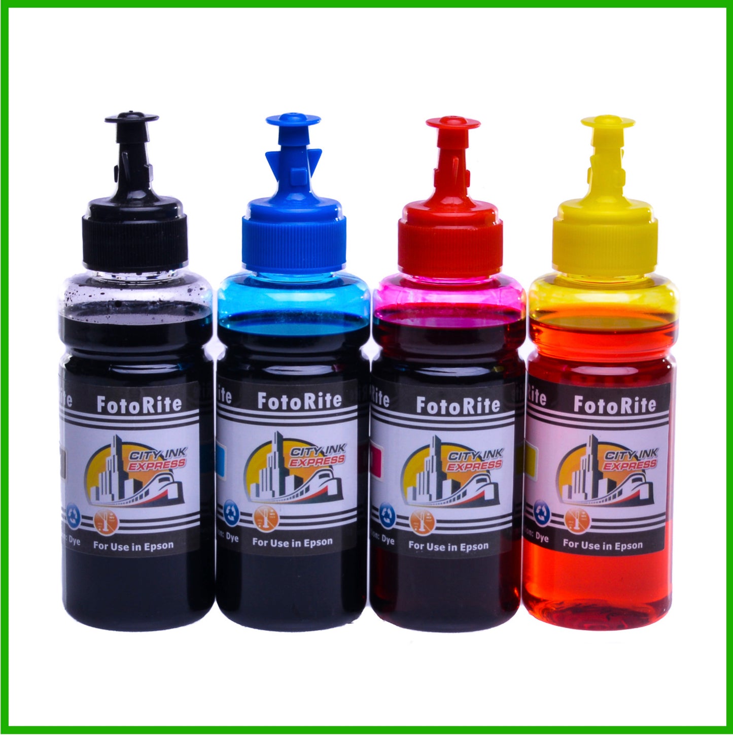 City Ink Express Refill Ink Bottles For Epson Printers (100ml)