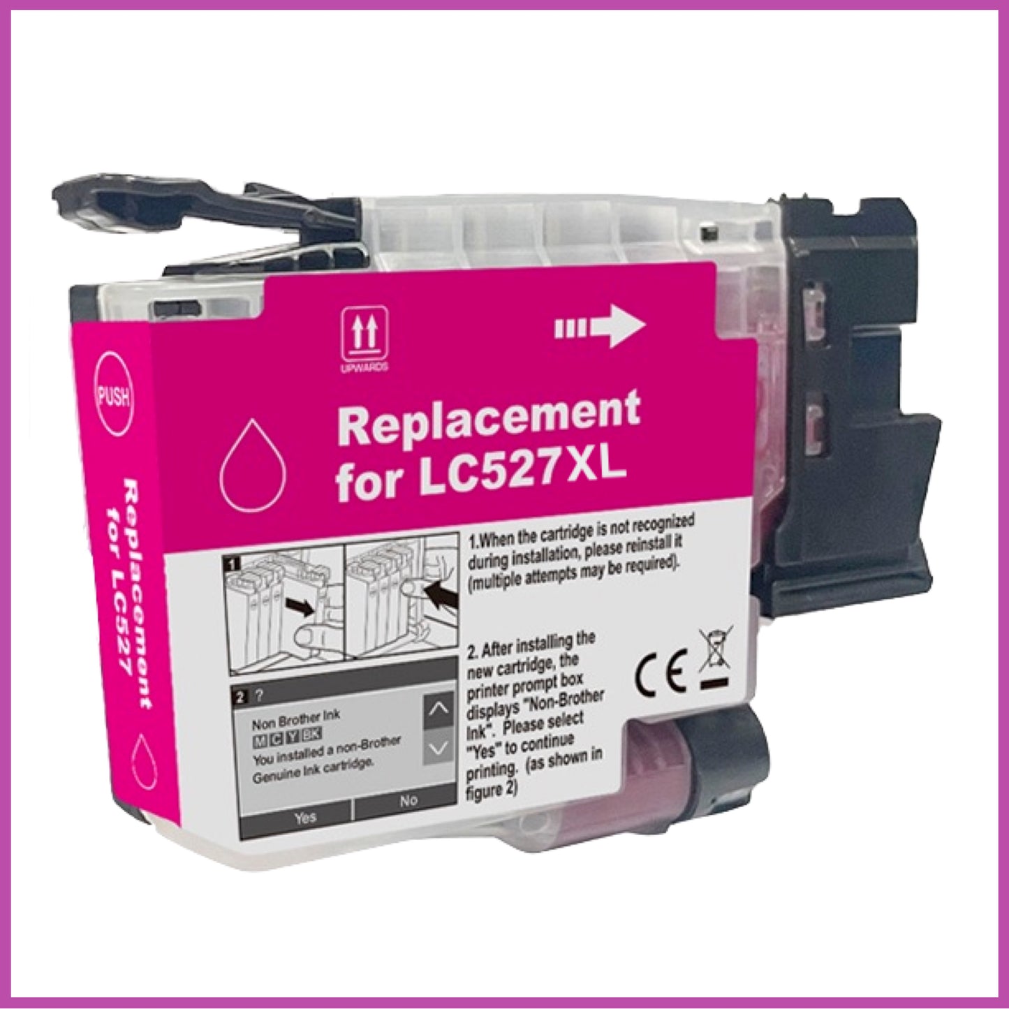 Compatible Brother 527XL Ink Cartridges (Lolly Pop)