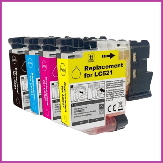 Compatible Brother 521 Ink Cartridges (Headphones)