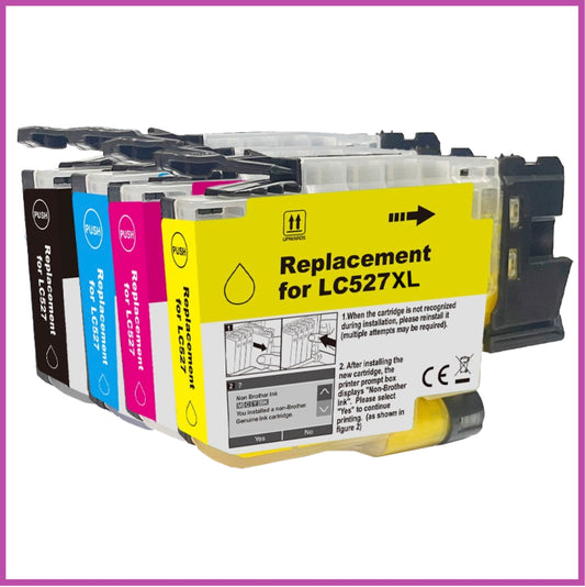 Compatible Brother 527XL Ink Cartridges (Lolly Pop)