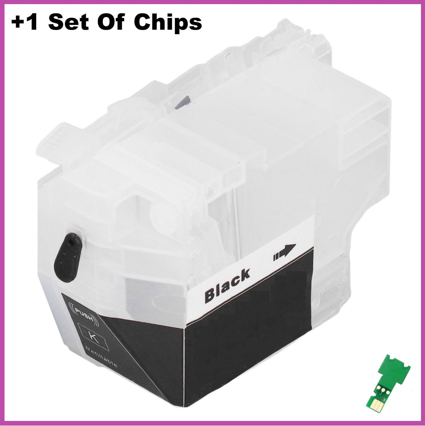Refillable 422XL Cartridges for Brother
