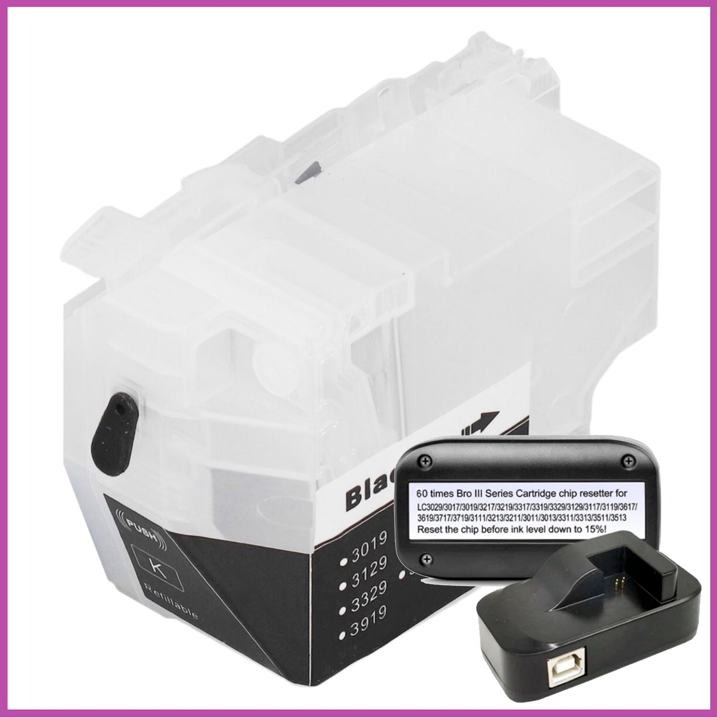 Refillable 3219XL Cartridges for Brother