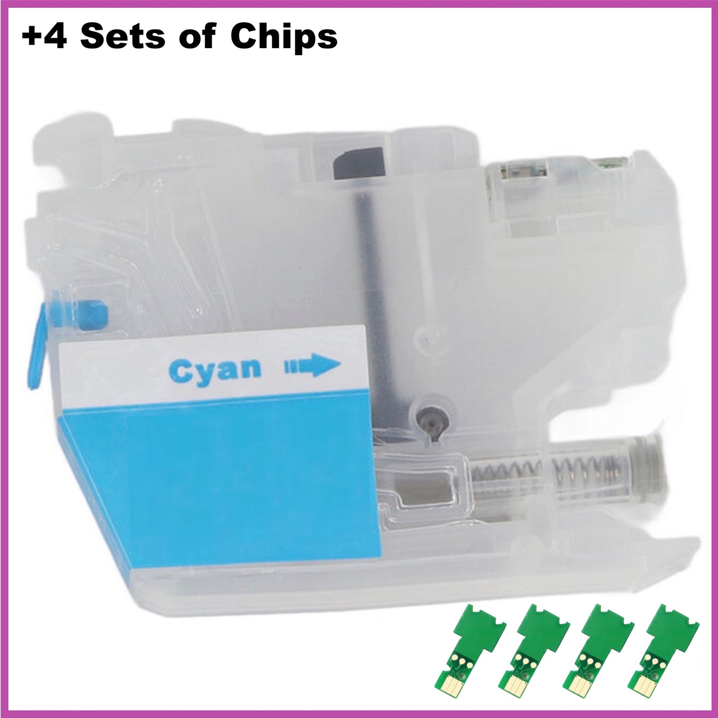 Refillable 422XL Cartridges for Brother