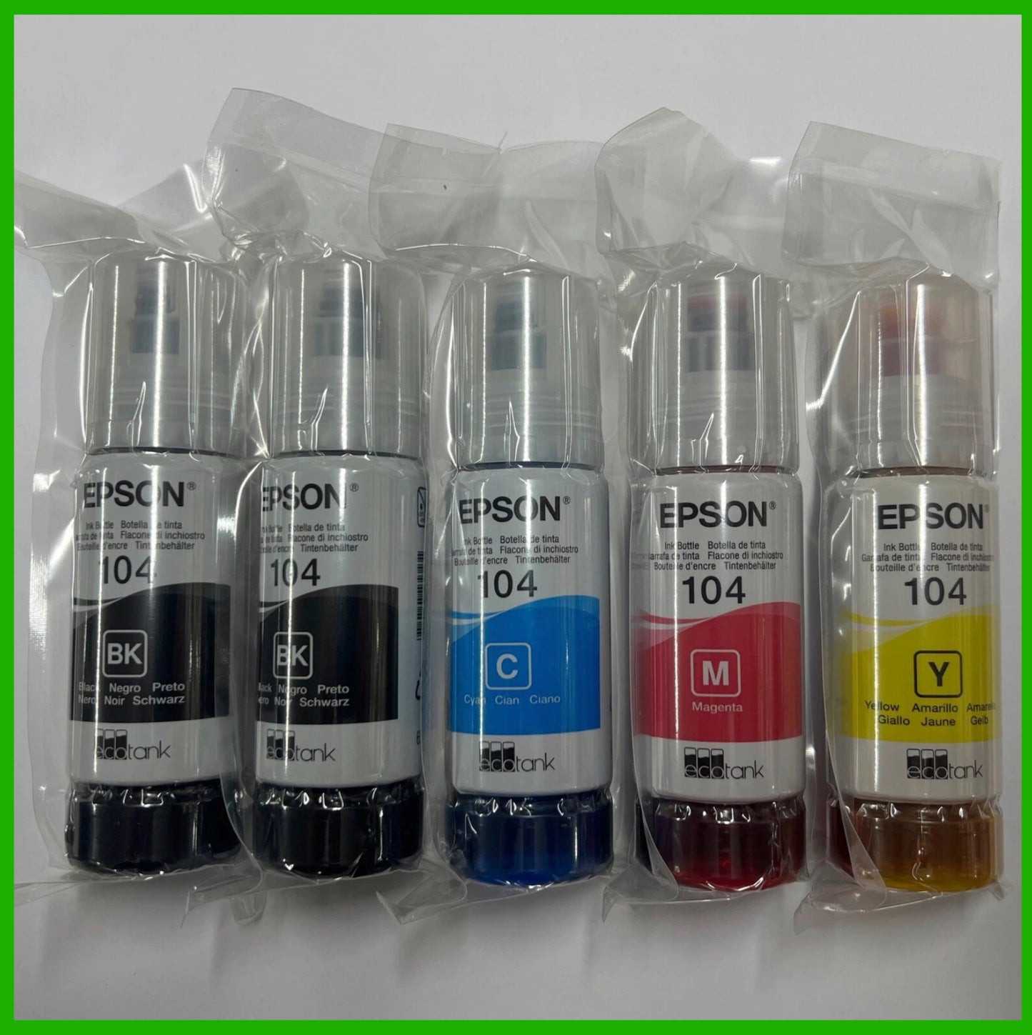 Epson 104 Ink Bottles for EcoTank Printers (70ml)