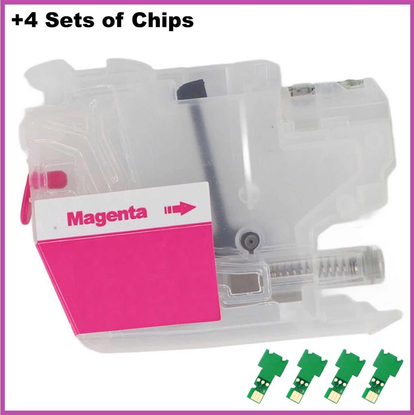 Refillable 422XL Cartridges for Brother