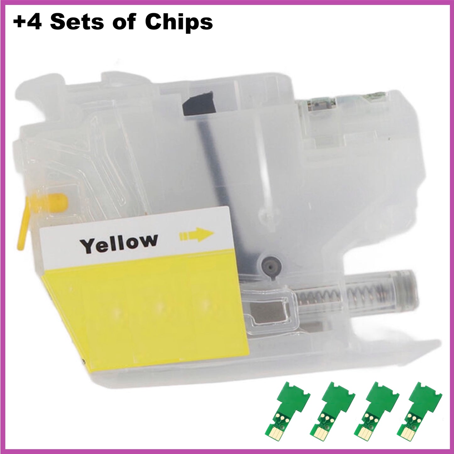 Refillable 422XL Cartridges for Brother