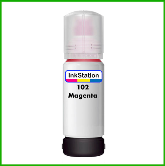 Compatible Magenta Ink Bottle for 102 Epson EcoTank (70ml)