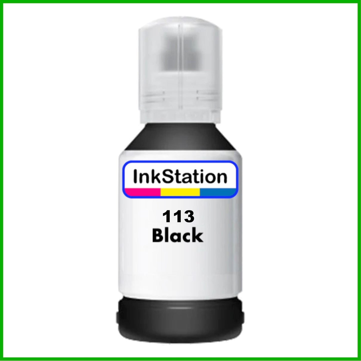 Compatible Black Ink Bottle for 113 Epson EcoTank (127ml)
